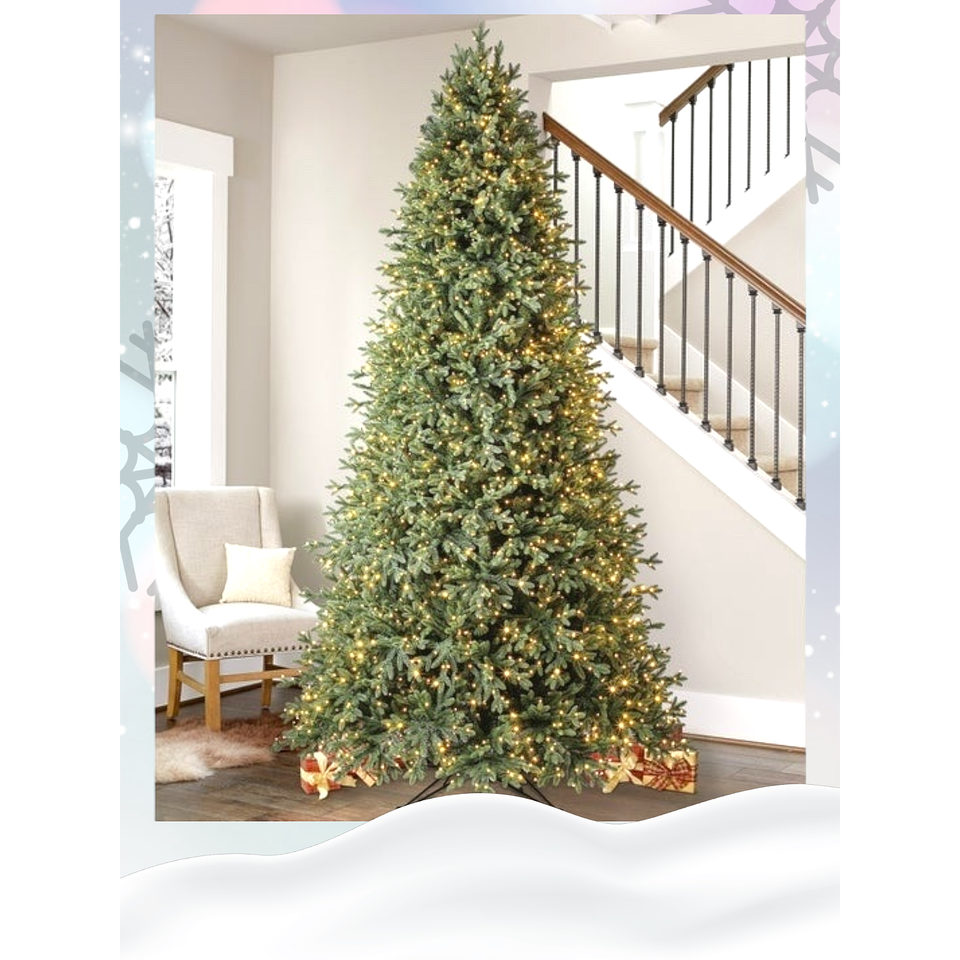 Costco Artificial Christmas Tree 9' Prelit Radiant Micro LED Dual