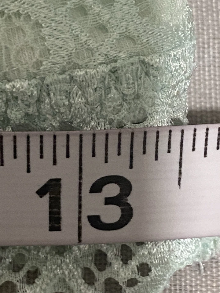 Gilly Hicks by Hollister Bralette 蕾丝吊带上衣绿松石 V 领切割大号 — 第 3/4 张图片