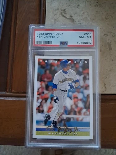 1993 Upper Deck Ken Griffey Jr. Seattle Mariners No. 355 PSA GRADED 8