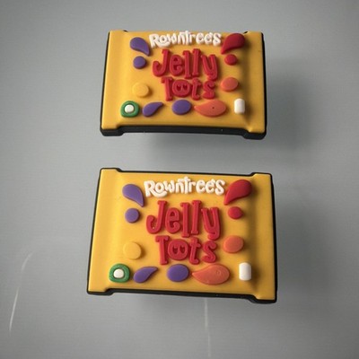 2 x Jelly Tots Schuh Charms kompatibel mit Crocs - Kostenlose Lieferung  