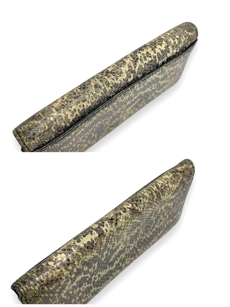 Celine Women Accessories Rare Python Leather Long… - image 3