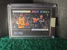 2022-23 Noir LeBron James Paolo Banchero #271 Metal Frame Split Screen RC #'d/25