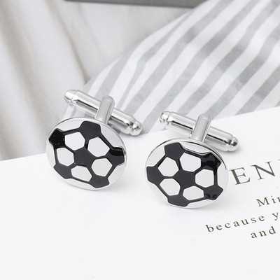  1 Paar Fußball Manschettenknöpfe Hemd Ärmel Nagel für geschäftliche Anlässe