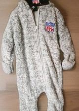 New NFL Team Apparel Baby Kids Outfit Jumpsuit Hooded 12 M Open Leg NWT RSC