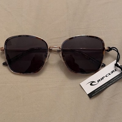 Rip Curl Offshore C2 Square Sunglasses Brown Tortoise Frame Dark Gray Lens