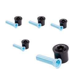 5 Rain Bird U15F 360&deg; Full-Circle Dual Spray Pattern Nozzles, 15' Radius