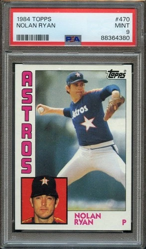 1984 Topps #470 Nolan Ryan PSA 9 MINT Astros