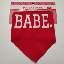 NWT Valentines Day Dog Bandana Medium/Large Love Heart Red