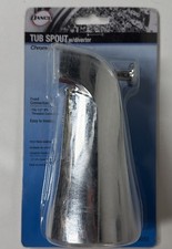DANCO 88052 BATHROOM TUB SPOUT WITH FRONT DIVERTER, CHROME 1/2" IPS