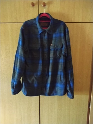 Orvis Size L WORN ONCE Blue/Grey Shacket, Long Sleeve, Pockets - Picture 2 of 9