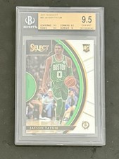 2017 Panini Select Jayson Tatum #93 Rookie Base BGS 9.5 GEM MINT  Celtics