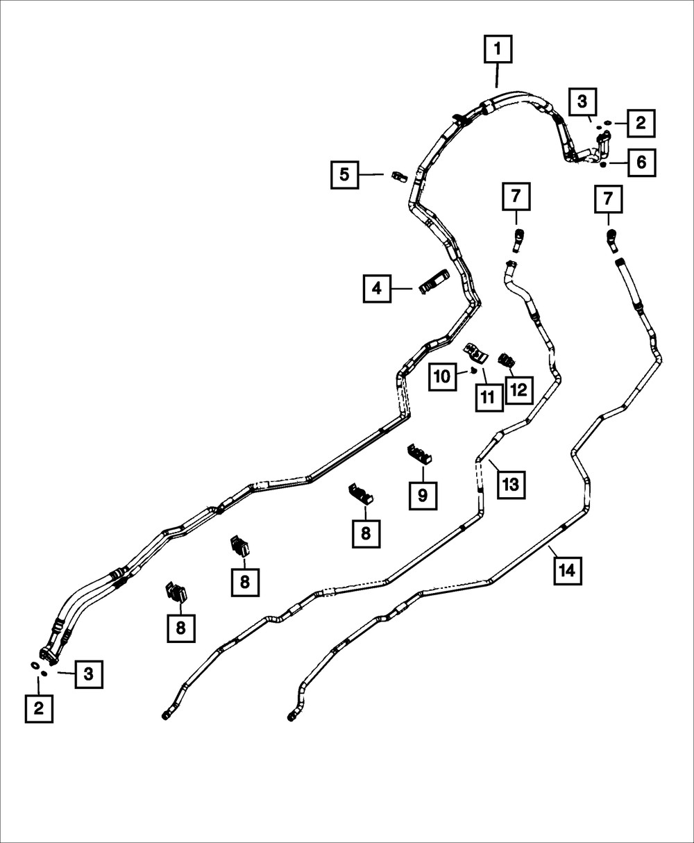 Genuine Mopar Slim Line Seal 68322265AA