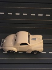 Aurora Tjet Willy's Gasser HO Size Slot Car  White