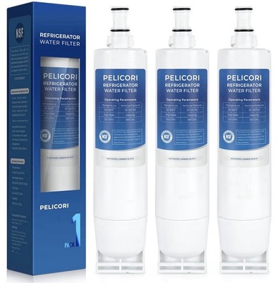 PELICORI EDR5RXD1 Water Filter Refrigerator Water Filter 300 gal each (3-Pack)
