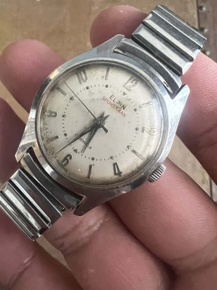 Vintage Men’s Elgin Sportsman Watch Movement- Running Well - Image 2 of 4