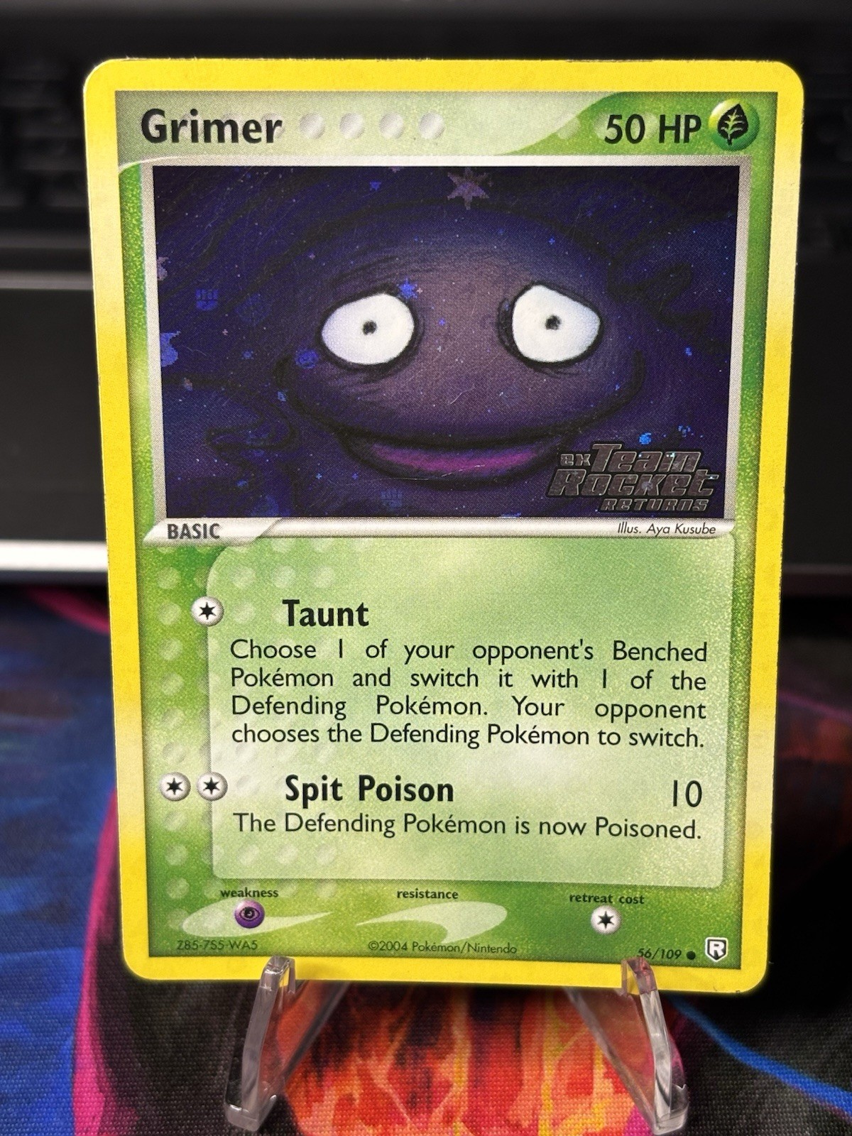 2004 Pokemon EX Team Rocket Returns Grimer #56/109