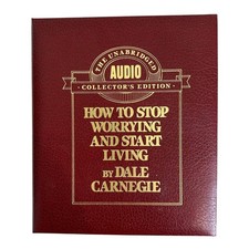 Vintage Dale Carnegie How To Stop Worrying Start Living Audio Cassette Set Box Vintage Dale Carnegie How To Stop Worrying Start Living Audio Cassette Set Box