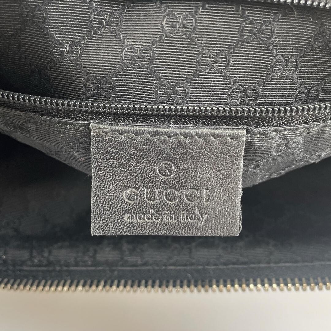 PRADA 001 4302 Handbag Leather Black Ladies Used thumbnail 6