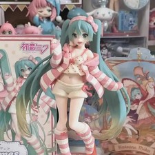 20cm Hatsune Miku Pajamas Ver Anime PVC Figure Standing Model Toy Gift