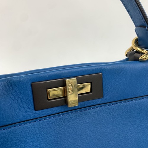 FENDI Cowhide Bags Blue Shoulder Bag C1364876585 - Picture 15 of 20