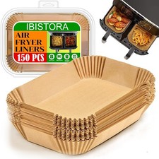 Einweg Luft Friteuse Papier Einlagen - Antihaft Pergament Einheitsgr&ouml;&szlig;e, Braun