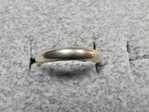 GRANDMA GRABE'S BEAUTIFUL VINTAGE 925 STERLING SILVER OPEN BACK 1.4G RING SIZE 3