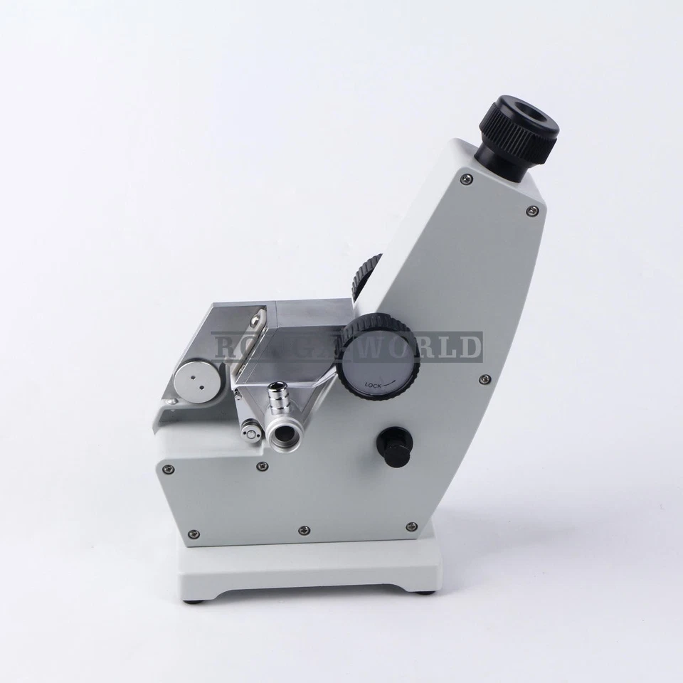 Monocular de laboratorio 2WAJ Abbe refractómetro 0-95% Brix y 1.300-1.700 ND - Imagen 4 de 4