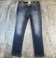 BKE Payton Womens Jeans 29x31.5 32x30 Blue Mid-Rise Straight Leg Denim