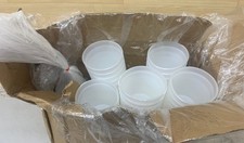 (Case/97) Medegen 02752 16oz Translucent Tall Lab Container w/ Lids