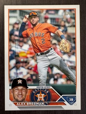 2023 Topps Series 2 Alex Bregman #350 Advanced Stats Back serial /300
