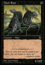 Muck Rats - Light Play MTG Portal Second Age