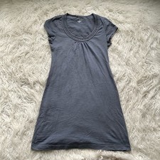 Banana Republic Blue-Grey Shirt Summer Dress