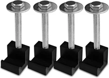 4PCS Truck Tool Box Mounting Kit, J Hook Crossover Boxes for Black 