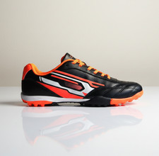 Astro Turf TF football boots trainers shoes black orange ICHNOS
