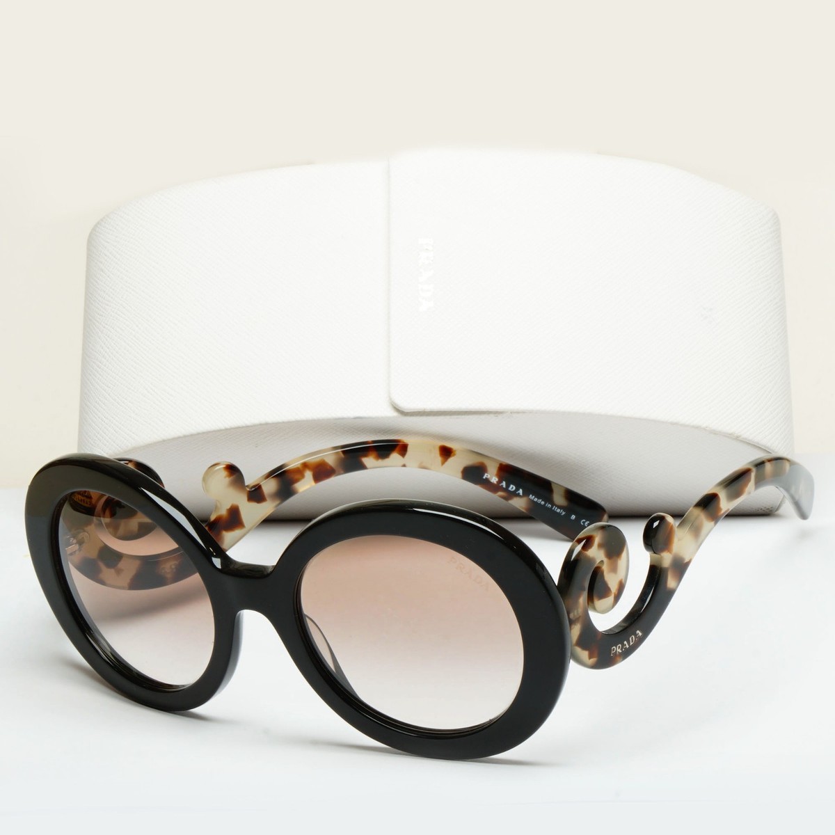 ペペロンチーノVPP カーボンフレーム M Prada Sunglasses Baroque Swirl Round Black Marble PR27NS SPR 27N