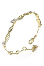 Image of Guess Ladies Twist Bracelet UBB05062YGS