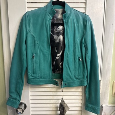 KB MILANO GIUBBINI Genuine Italian LEATHER Jacket 42