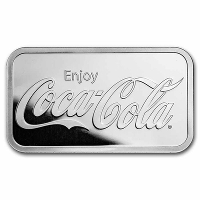 #ad Coca Cola® 5 oz Silver Struck Bar $383.70