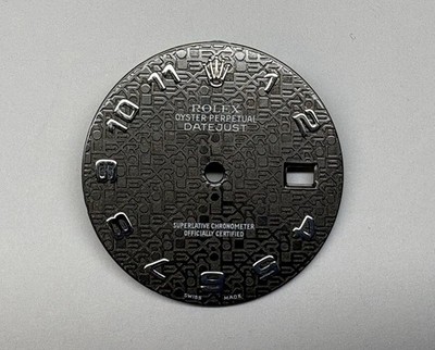 Rolex Jubilee Zifferblatt Datejust 36 Rhodium, grau, Arabisch ca. 1995 - Rarität