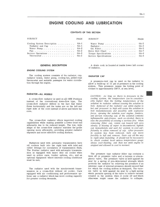 Pontiac Shop 1968 manual Firebird GTO Tempest LeMans Sprint libro de servicio de reparación Foto 4 de 4