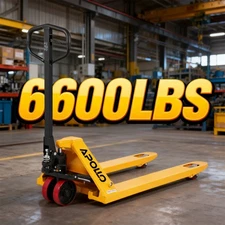 APOLLOLIFT 6600lbs Heavy-Duty Hand Pallet Jack, 48"X27" Forks for Industrial Use