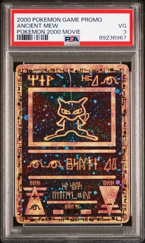 PSA 3 Ancient Mew 2000 Movie Promo Pokemon Holo Slab