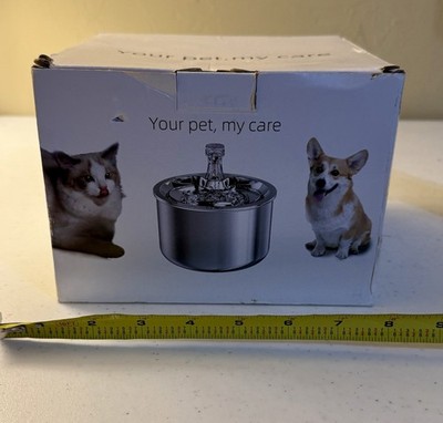 Automatic Pet Water Fountain Stainless Steel Cat Dog Water Dispenser 