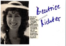 Original Autogramm Beatrice Richter /// Autogramm Autograph signiert sign 297155