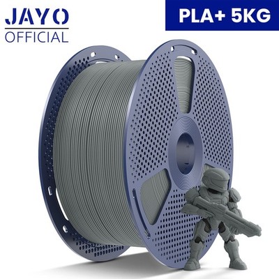 JAYO PLA+ 5KG Large Spool Gray 1.75mm Filament 3D Printer PLA Plus Neat Winding