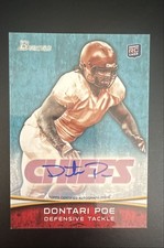 2012 Bowman - Dontari Poe #192 Rookie Autographs (AU, RC)