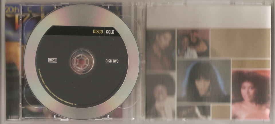VARIOUS ARTISTS DISCO GOLD HIP-O RECORDS B0004137-02 2005 2 CD JEWEL CASE VG+ Foto 4 de 4