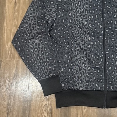 【x】 ヒョウ柄 ファイヤーバード JV7579 adidas Originals Firebird Leopard Print Track Jacket Black Men's