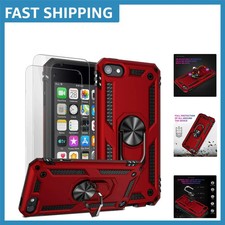 Red Case For iPod Touch Gen 5th 6th 7th Gen Heavyduty Armour Shockproof Cover