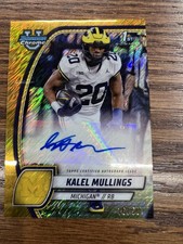 2024 Bowman University Kalel Mullings Prospect Autographs Gold Shimmer  #/50